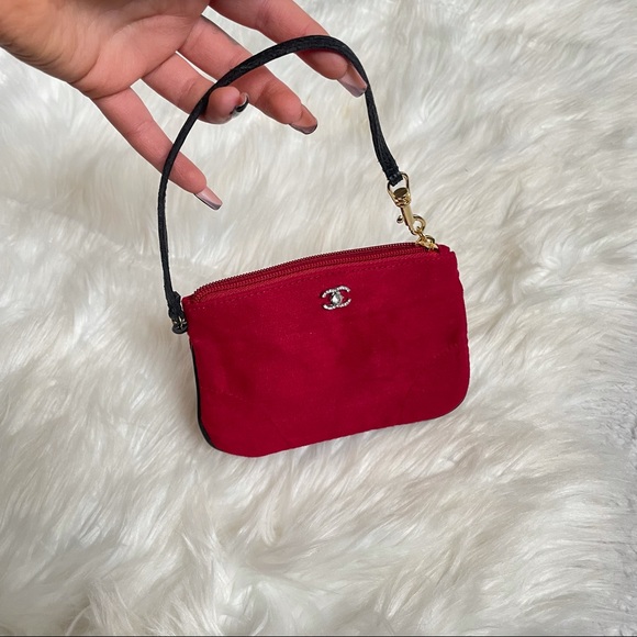 Chanel Mini Suede Wristlet - Picture 3 of 9